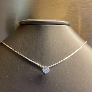 Kalung Italy Santa + Liontin Mas Putih Kadar 75% Emas