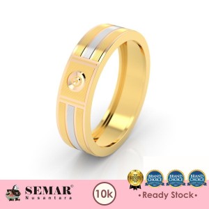 
                                                            Cincin Emas Reina Gold 10K Cincin Nikah Semar Nusantara - 10-11