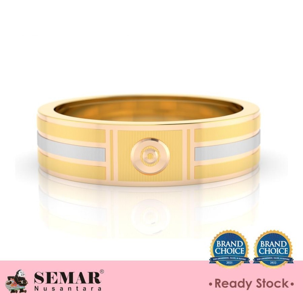 Cincin Emas Reina Gold 10K Cincin Nikah Semar Nusantara - 10-11