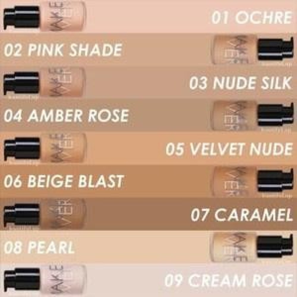
                                                            MAKE OVER Ultra Cover Liquid Matte Foundation - 09 Creme Rose