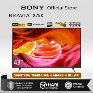 
                                                            SONY Bravia X75K 43 Inch 4K HDR TV,Smart TV KD 43X75K - Tv Only